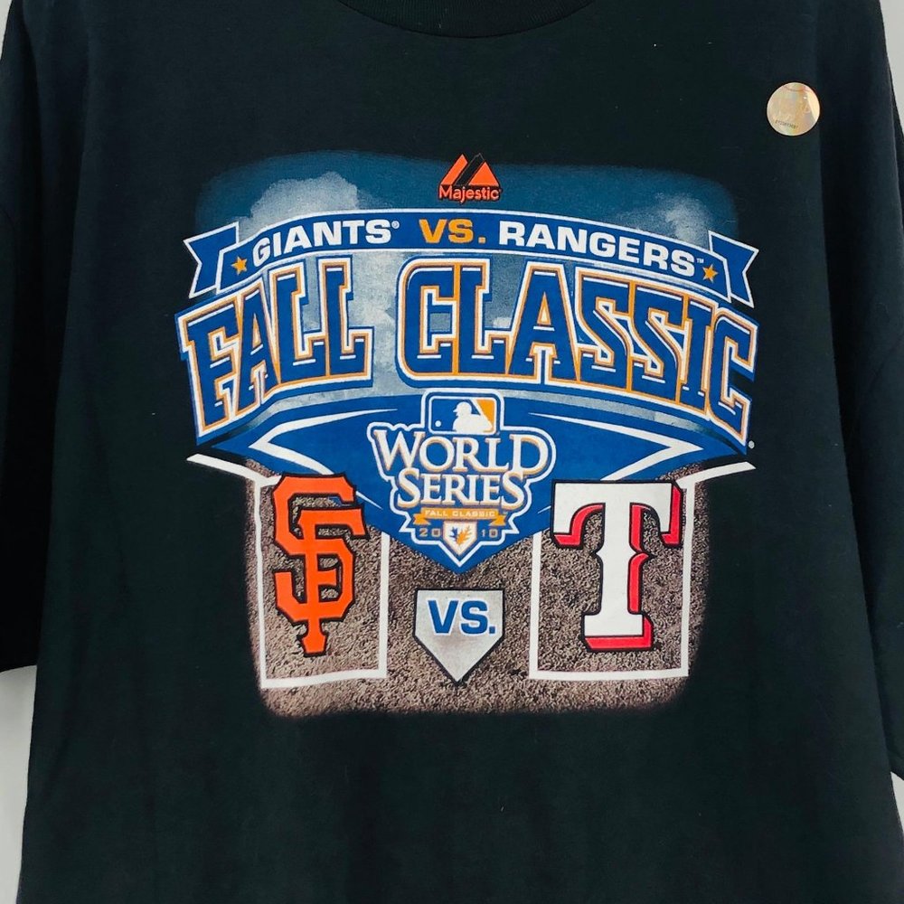 WORLD SERIES San Fransisco Giants Texas Ranger Tee - Picture 6 of 15
